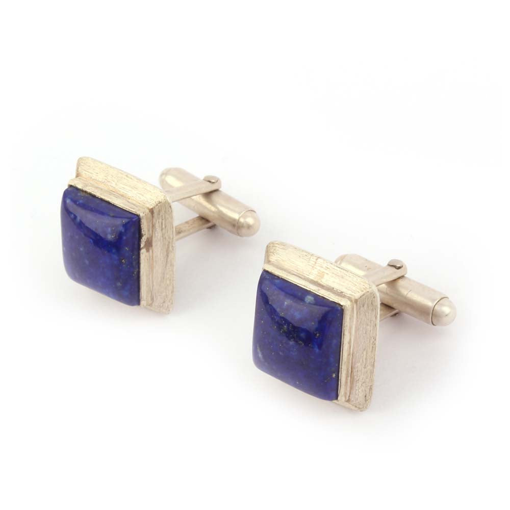Lapis Lazuli Silver Cufflinks