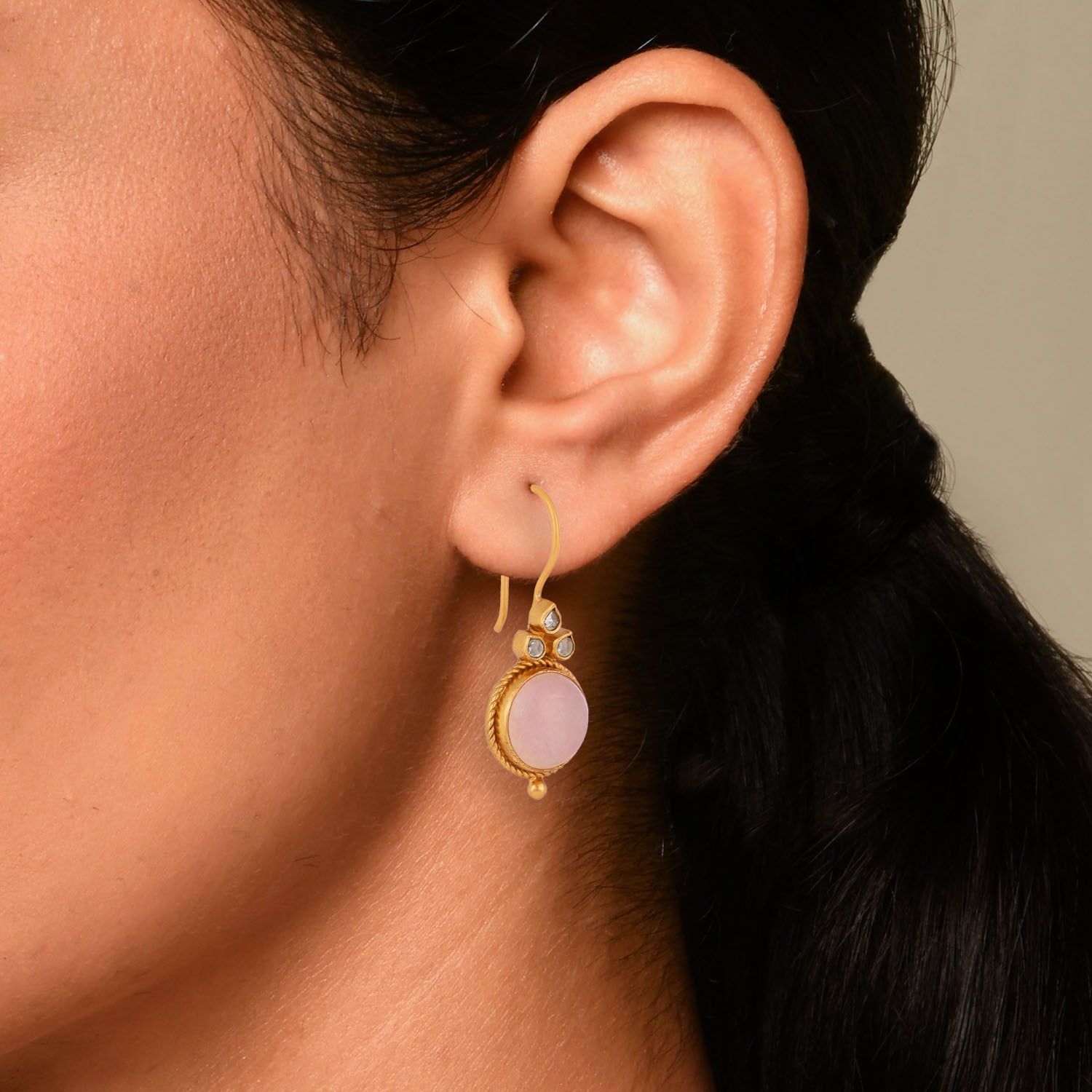 Megha Earrings Rose
