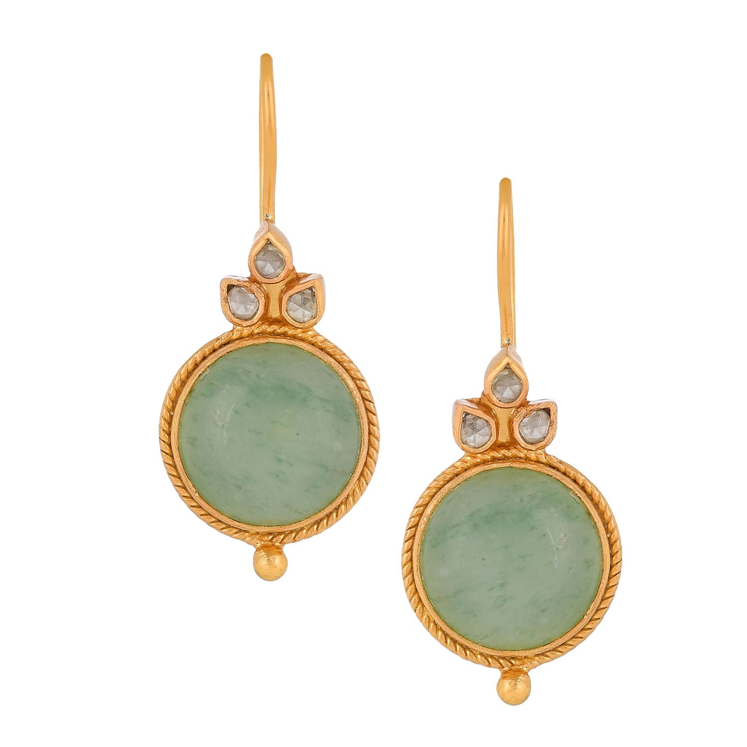 Megha Earrings Sage Green