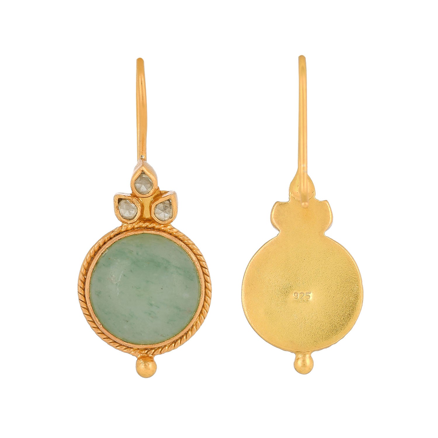 Megha Earrings Sage Green