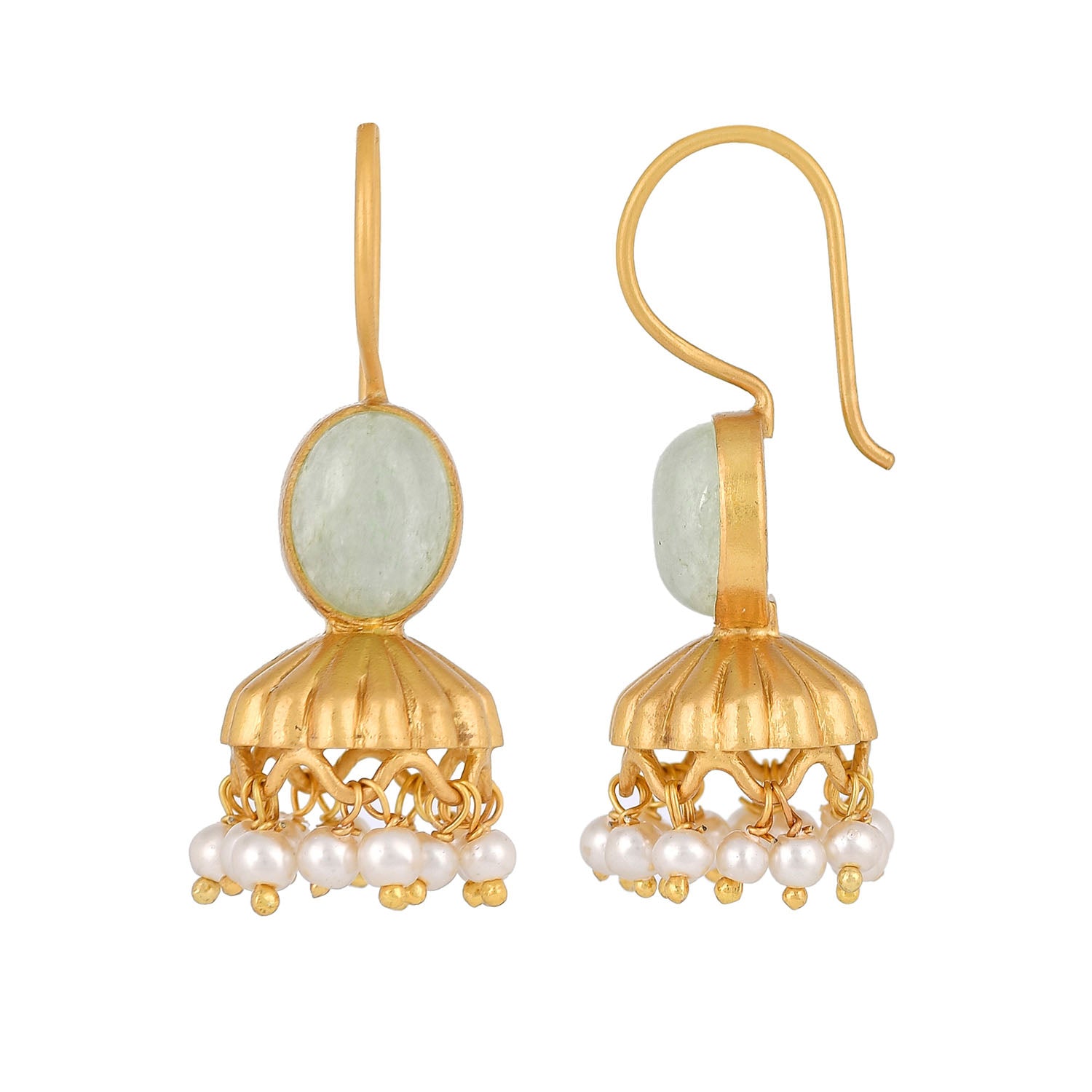 Prisha Green Aventurine Earrings