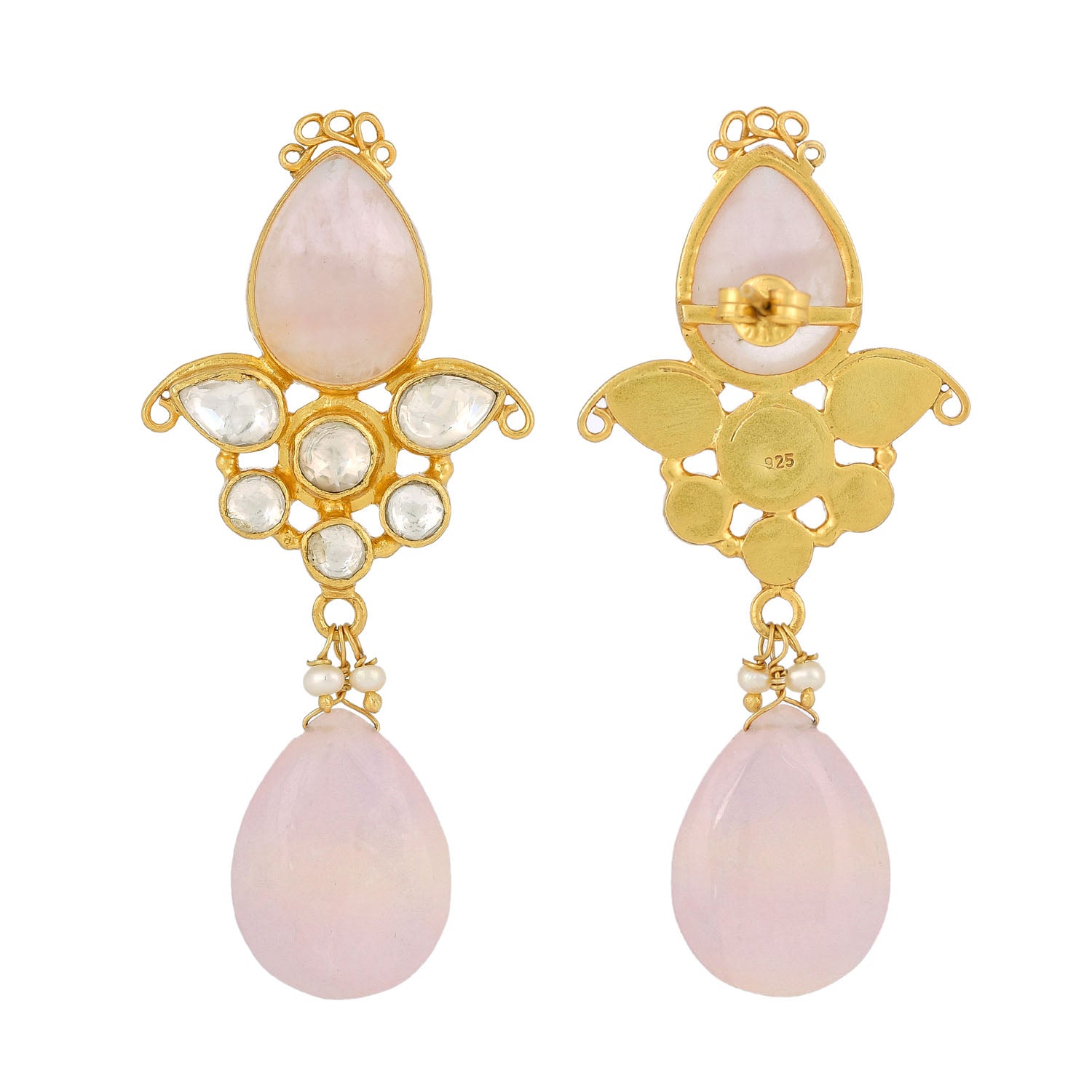 Mrinalini Earrings Rose