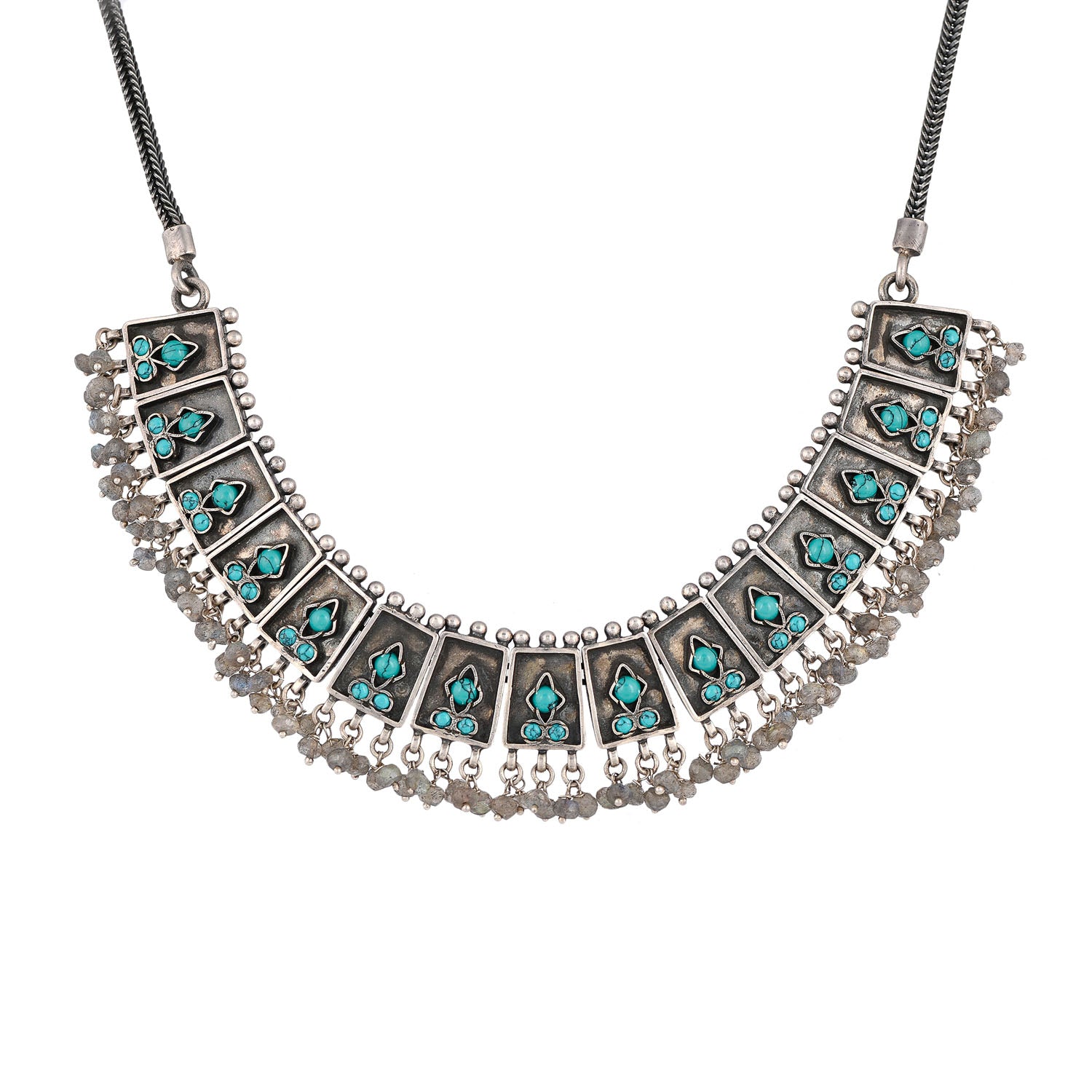 Suvarna Necklace Turq