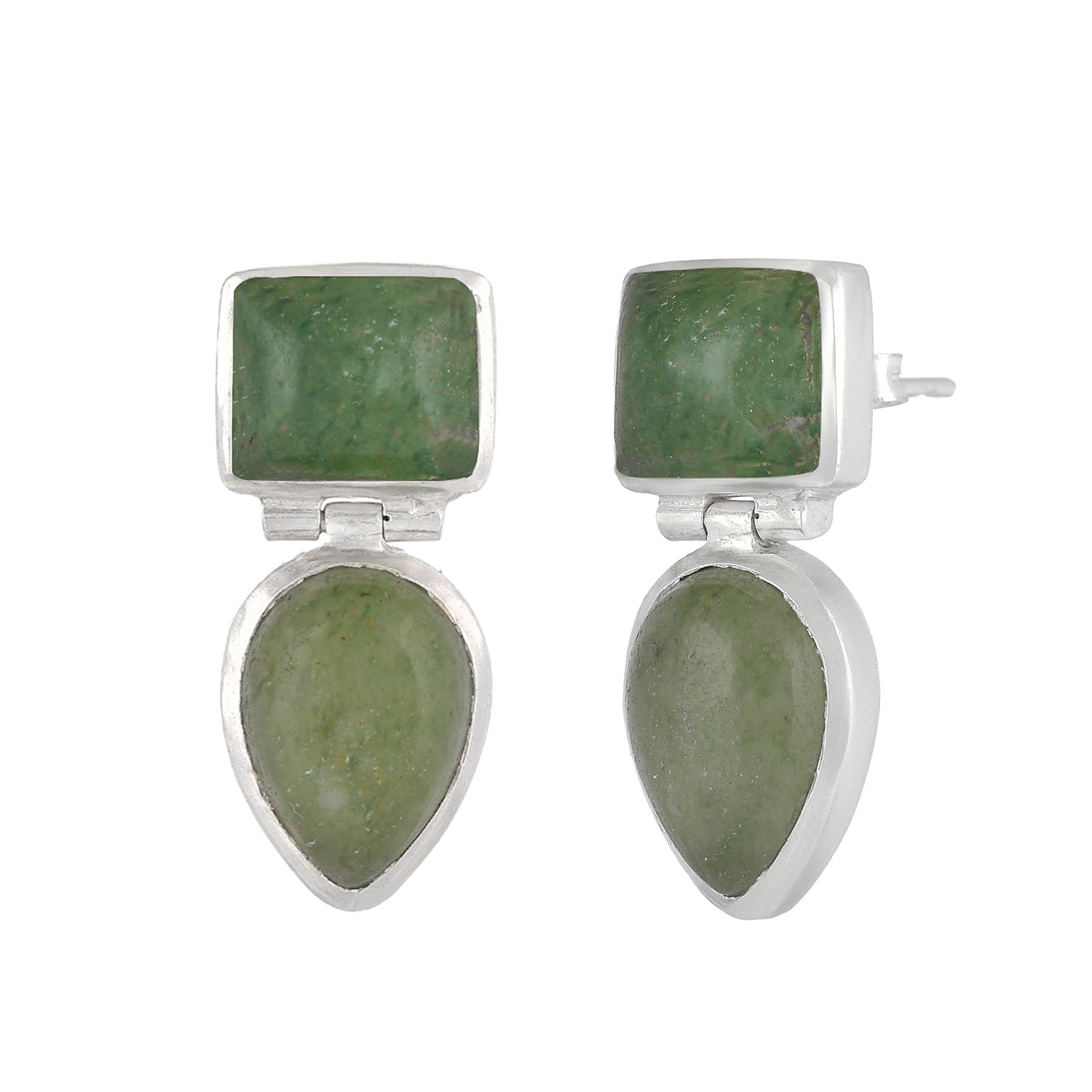 Cronus Sage Green Earrings