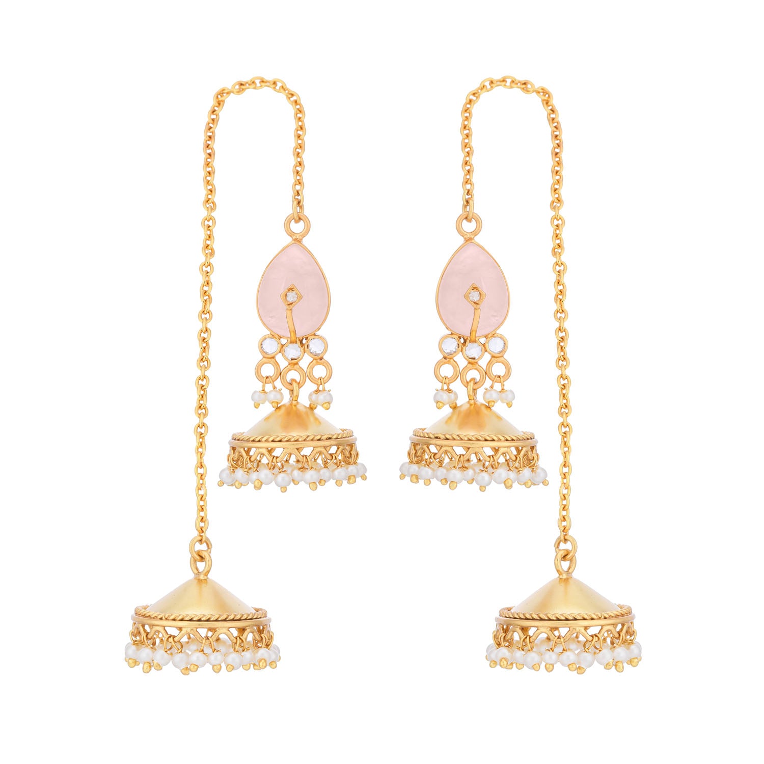 Sevanti Jhumkis Rose