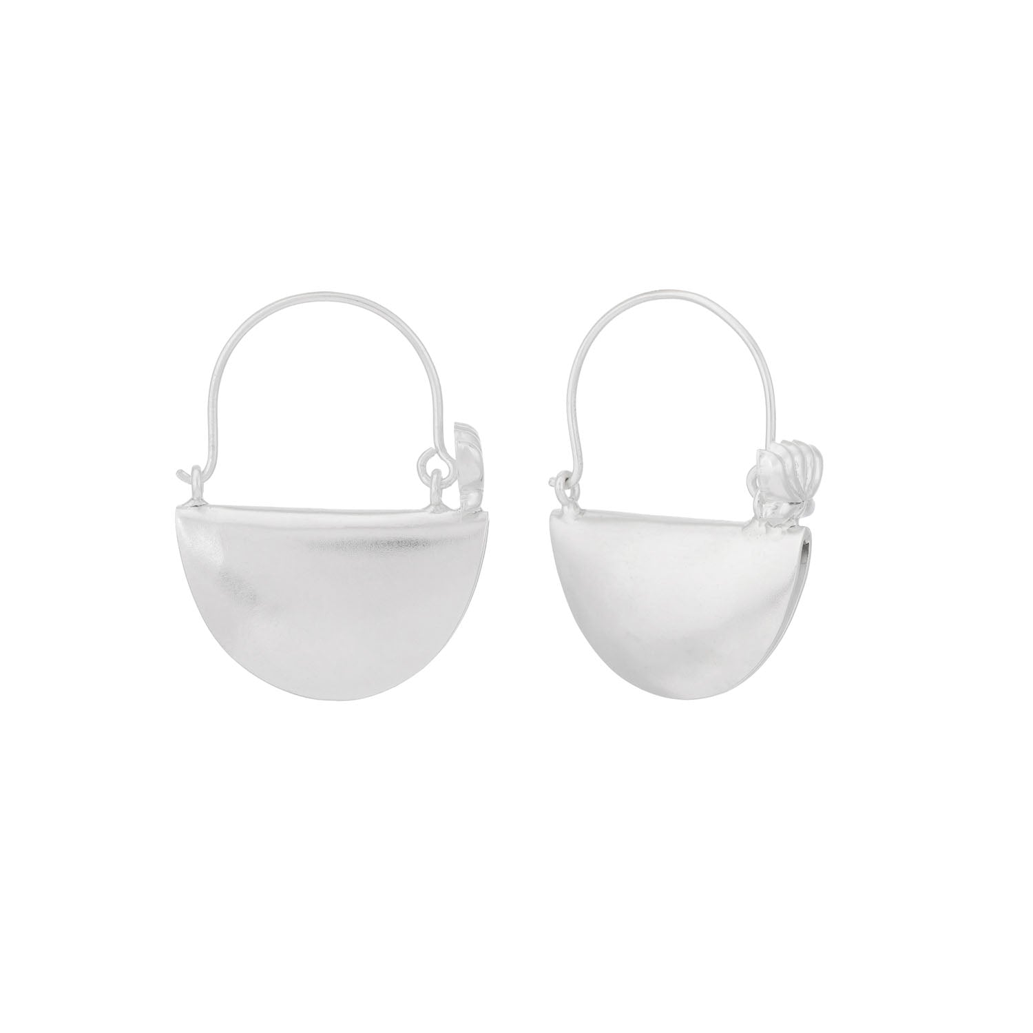 Lotus Hoops Silver