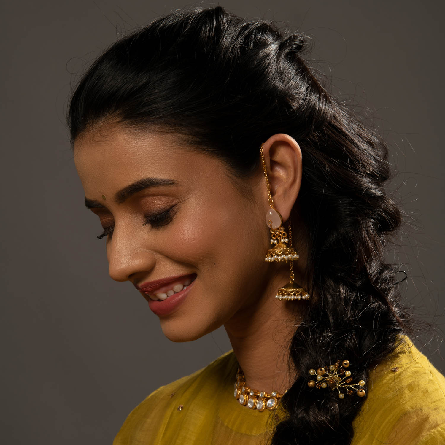 Sevanti Jhumkis Rose