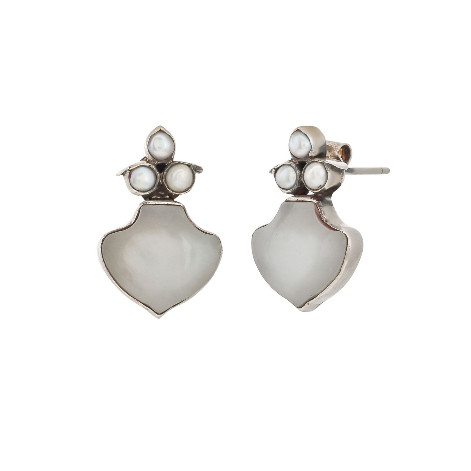 Rosa Moonstone Earrings