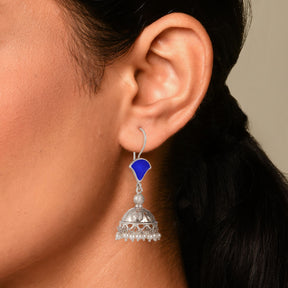 Naina Blue Jhumkis