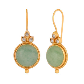 Megha Earrings Sage Green