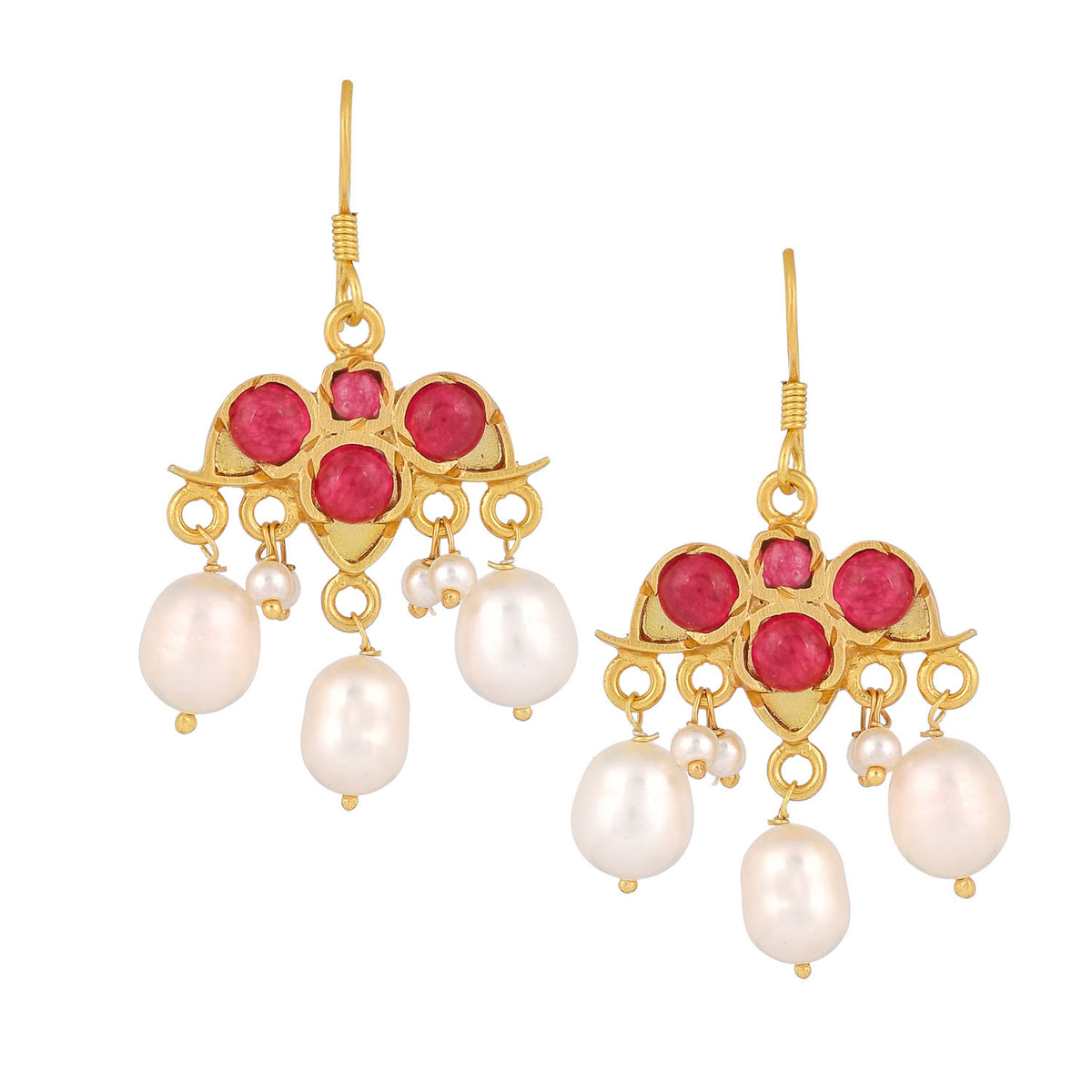 Aastha Earrings Pearls