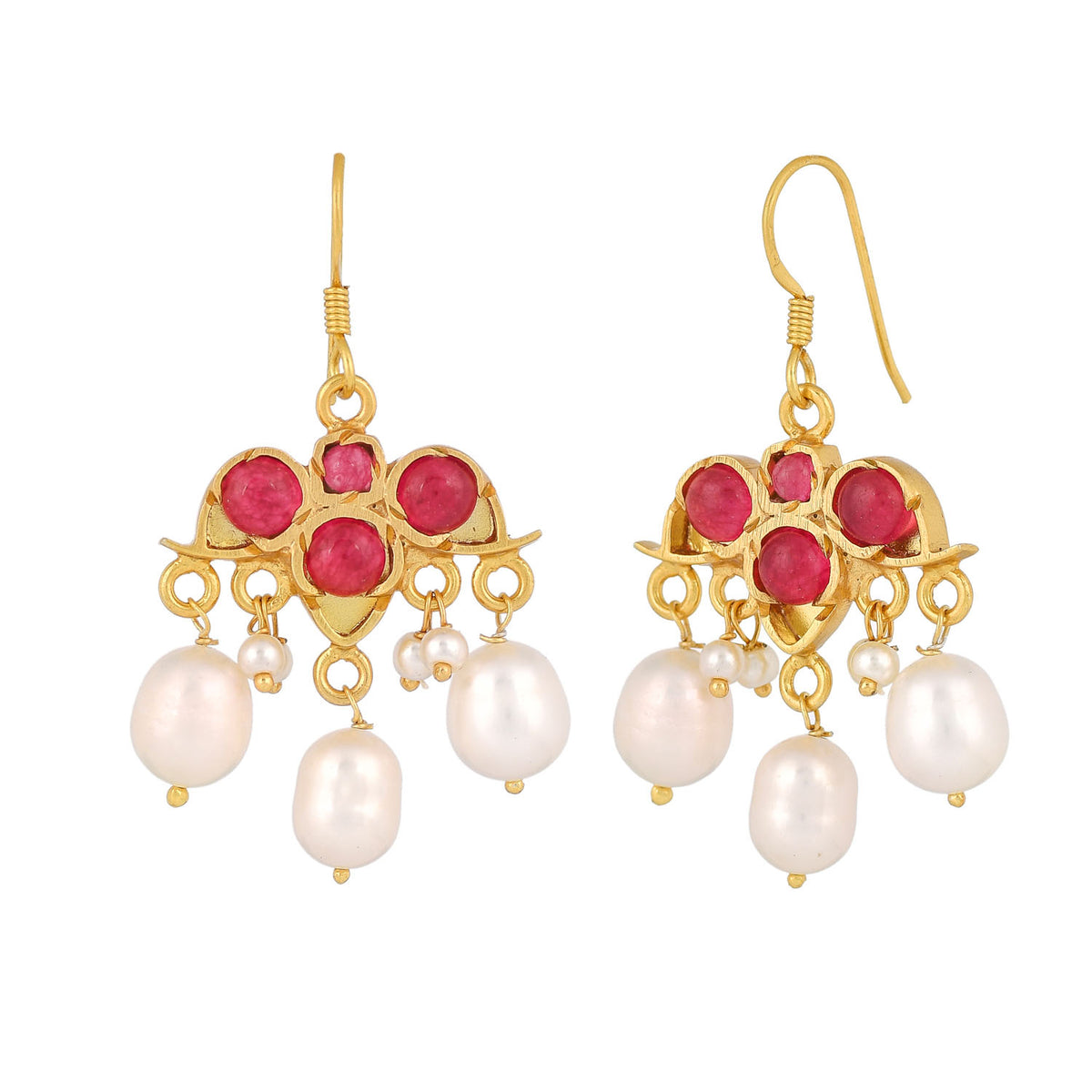 Aastha Earrings Pearls