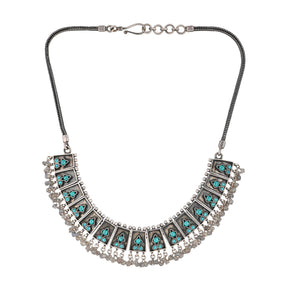 Suvarna Necklace Turq