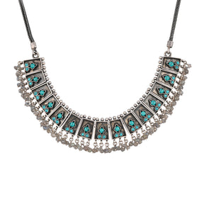 Suvarna Necklace Turq