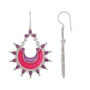 Chandrika Earrings Pink