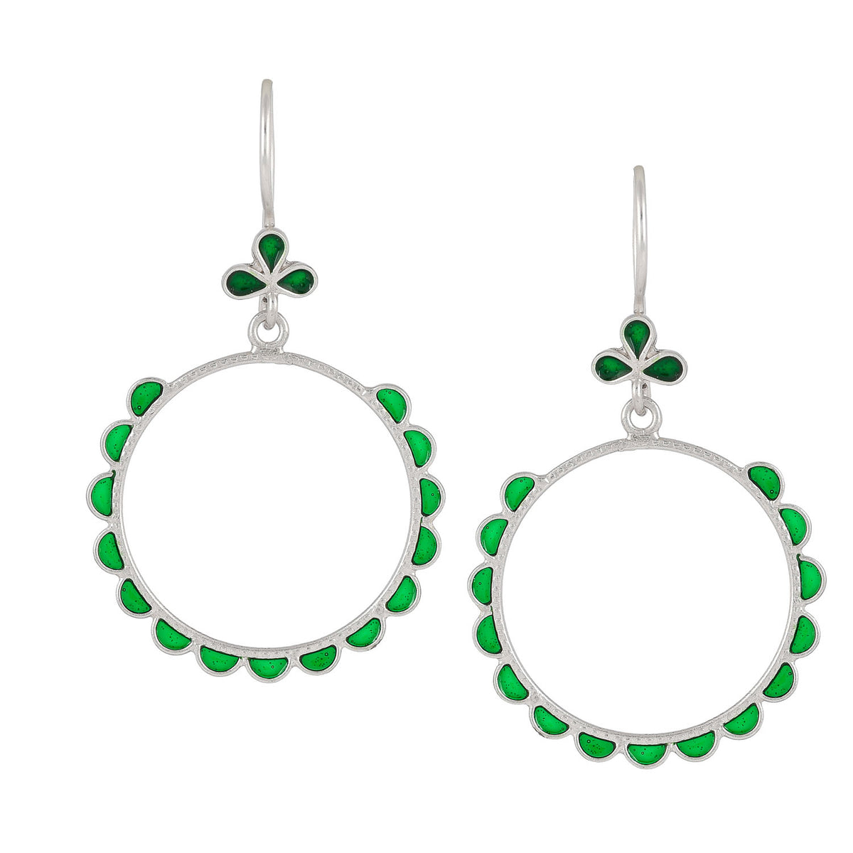 Sumaya Green Earrings