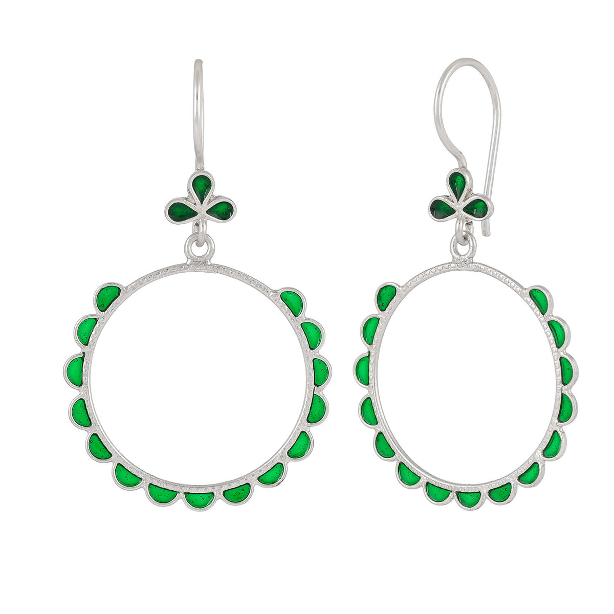 Sumaya Green Earrings