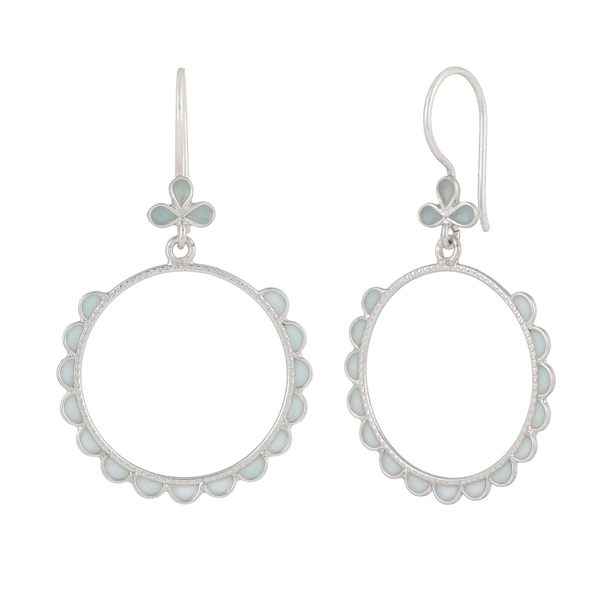 Sumaya Aqua Earrings