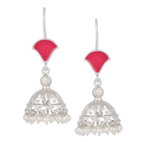 Naina Pink Jhumkis