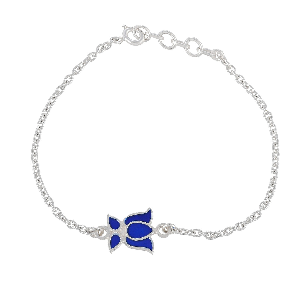 Lotus Mid Night Blue Bracelet