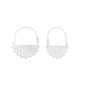 Kritha Hoops Silver